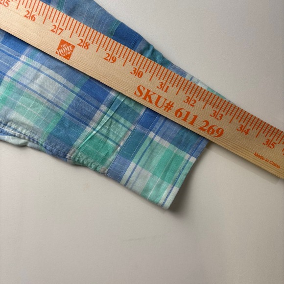 Vineyard Vines Classic Fit Murray Shirt Men's Large Plaid Button Down Cotton - Picture 7 of 8